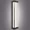 Luxrite Outdoor LED Wall Sconce 24in Outdoor Wall Light Black Aluminum 3CCT 3000K-5000K 26W ETL IP65 LR40318-1PK - alternate 1